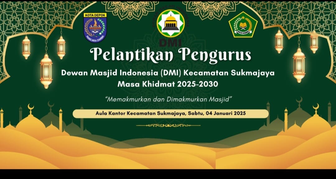 Pelantikan Pengurus DMI Cisalak Sukmajaya Depok 2025-2030